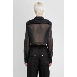 lido cropped outershirt in cotton organdy