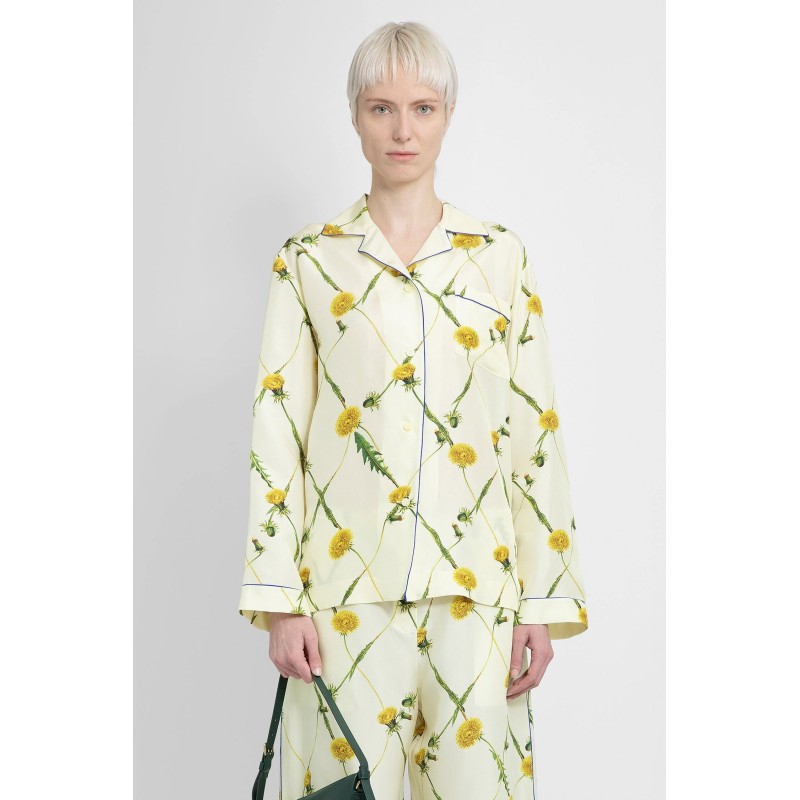 dandelion silk pyjama shirt