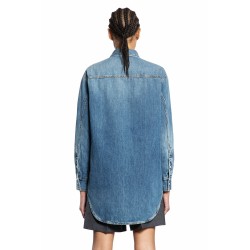 washed organic denim shirt