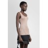 silk jersey tank top