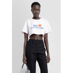 we love our costumers cropped t-shirt