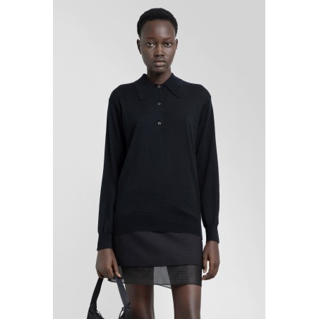 superfine cashmere polo shirt