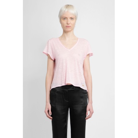 cotton nylon sheer jersey t-shirt