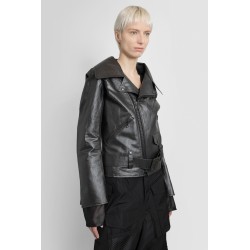 vintage faux leather biker jacket