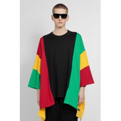 patchwork poncho t-shirt