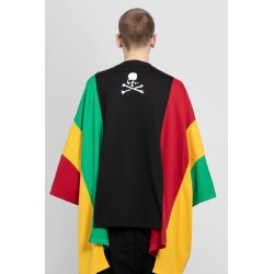 patchwork poncho t-shirt