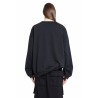 flip hip oversized sweat-shirt