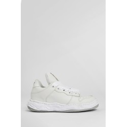 wayne puffer leather low-top sneakers