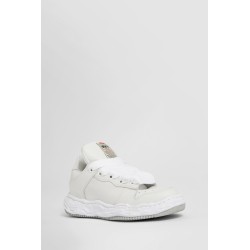 wayne puffer leather low-top sneakers