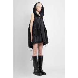 taffeta hooded vest