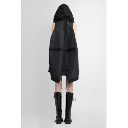 taffeta hooded vest