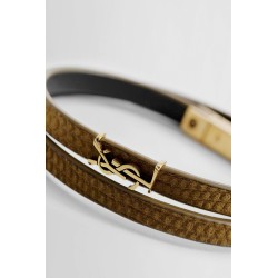 cassandre double-wrap bracelòet in leather