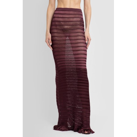 ladder slinky viscose long skirt