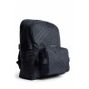 check jacquard backpack