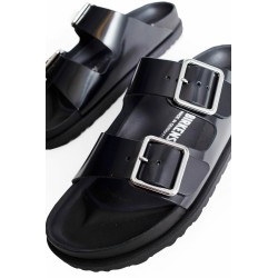 arizona shiny leather sandals