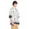 silk tool print shirt