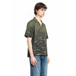 tropical print short sleeve shirt