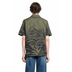 tropical print short sleeve shirt