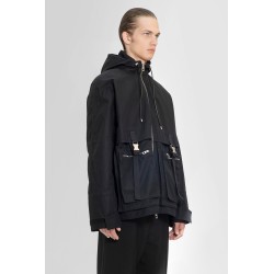 hooded zip-up parka