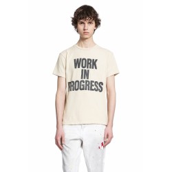 ''work in progress'' printed t-shirt