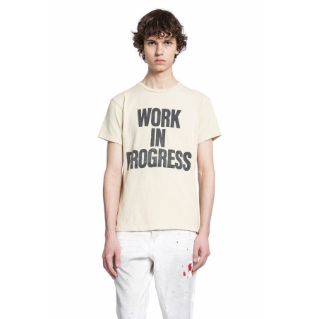 ''work in progress'' printed t-shirt