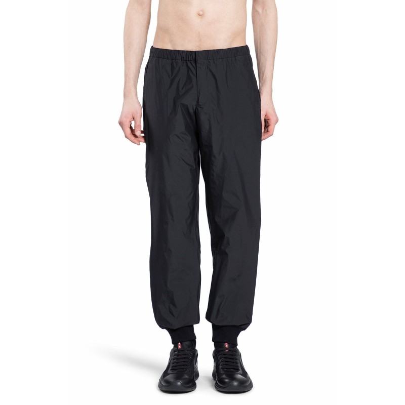 silk blend joggers