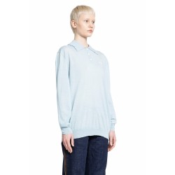 cashmere knit polo shirt