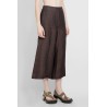 cropped trousers in linen