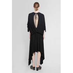 draped dress in viscose