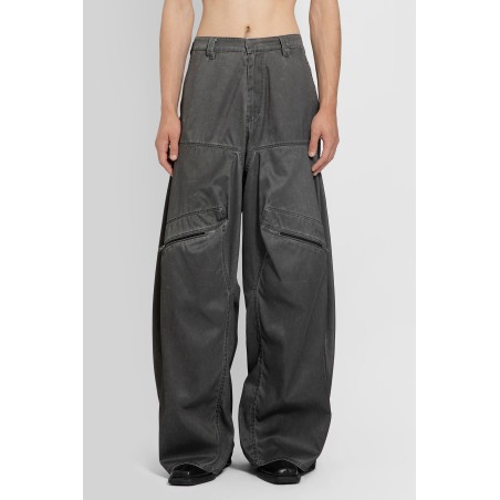 washed pop-up pants