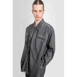 washed pop-up overshirt