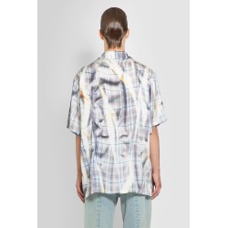 bleached check shirt