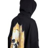 fire printed hoodie