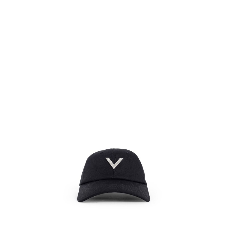 v logo baseball cap