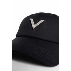 v logo baseball cap