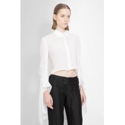 swallowtail gathered shirt