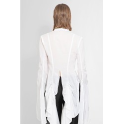 swallowtail gathered shirt