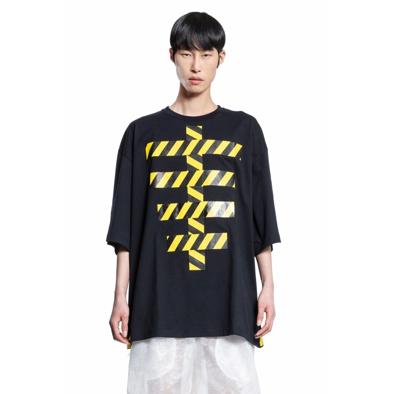 tape skeleton oversized tee