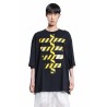 tape skeleton oversized tee