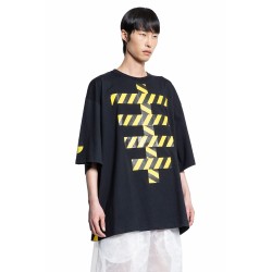 tape skeleton oversized tee