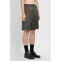 pleated suit shorts