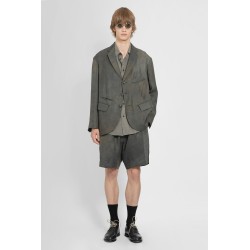 pleated suit shorts