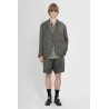 pleated suit shorts