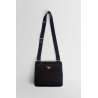 nylon and saffiano leather shoulder bag