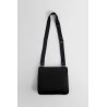 nylon and saffiano leather shoulder bag