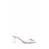 begum glas pvc slingback pumps