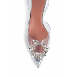 begum glas pvc slingback pumps