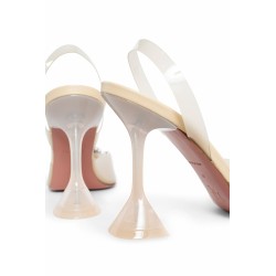 begum glass slingback pumps