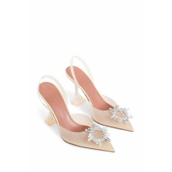 begum glass slingback pumps