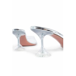 lupita glass pvc mules